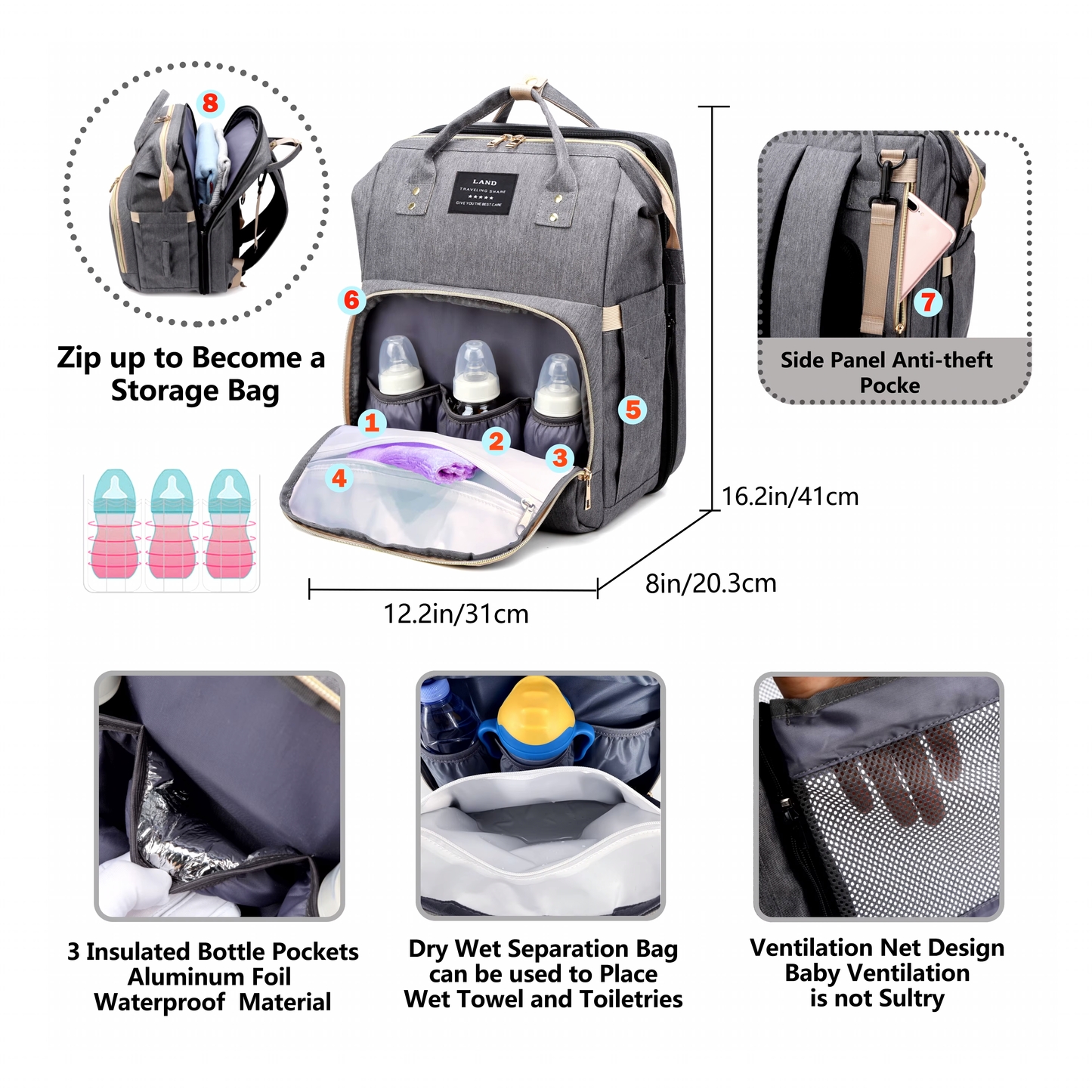 Homey Innovations™ Carry Crib