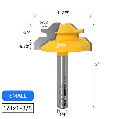 Homey Innovations™ Miter Router Bit Set