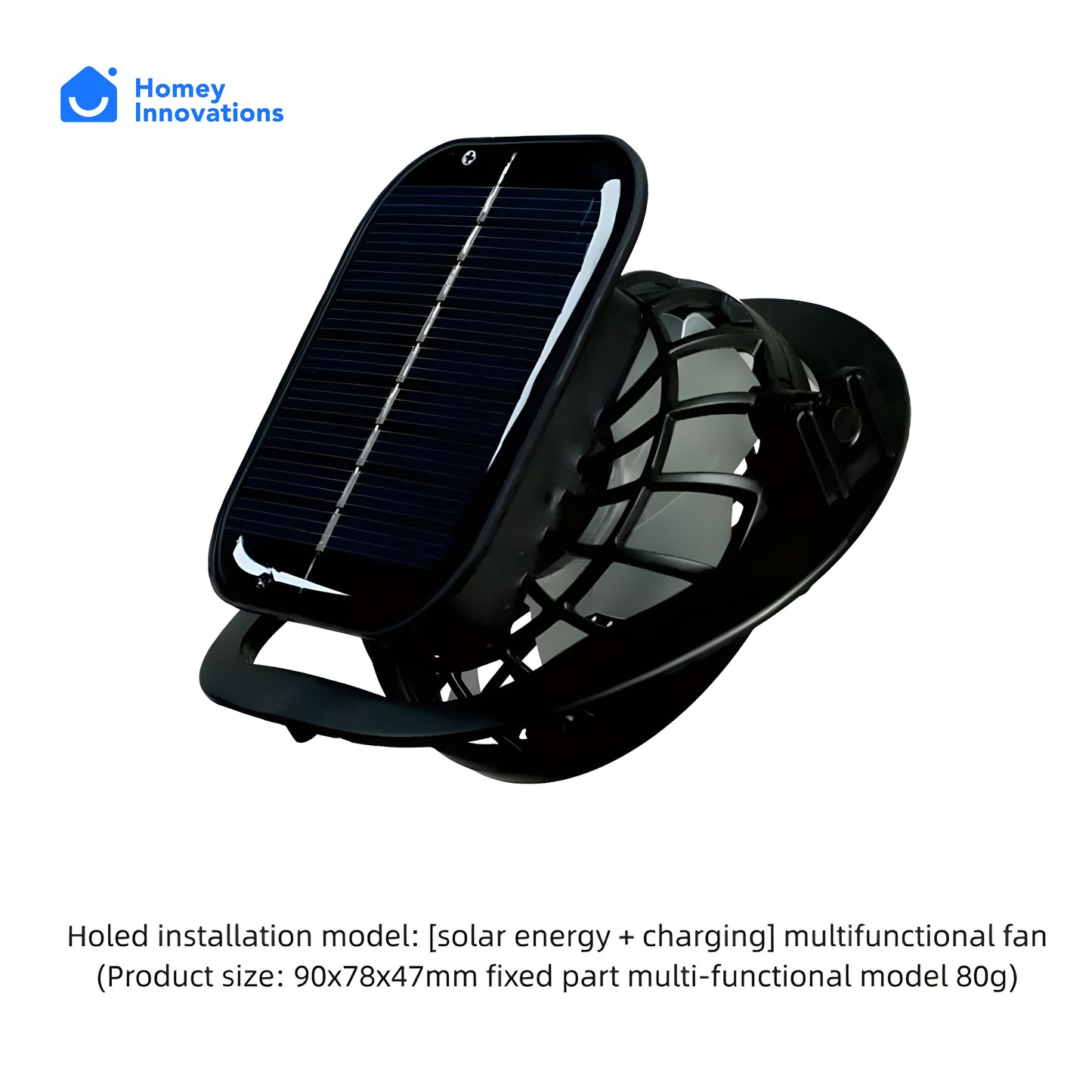 Homey Innovations™ Solar Fan Hat