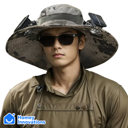 Homey Innovations™ Solar Fan Hat