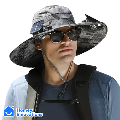 Homey Innovations™ Solar Fan Hat