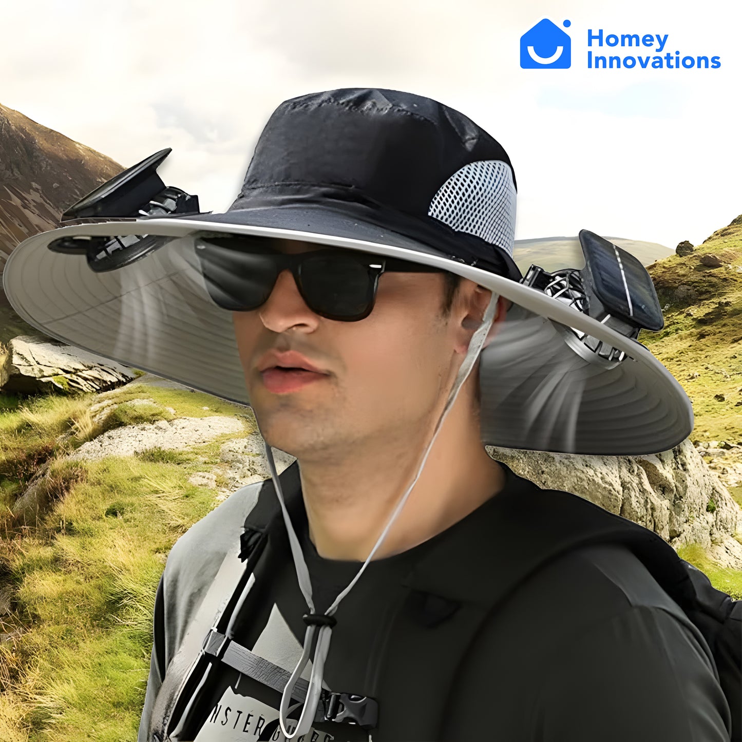 Homey Innovations™ Solar Fan Hat